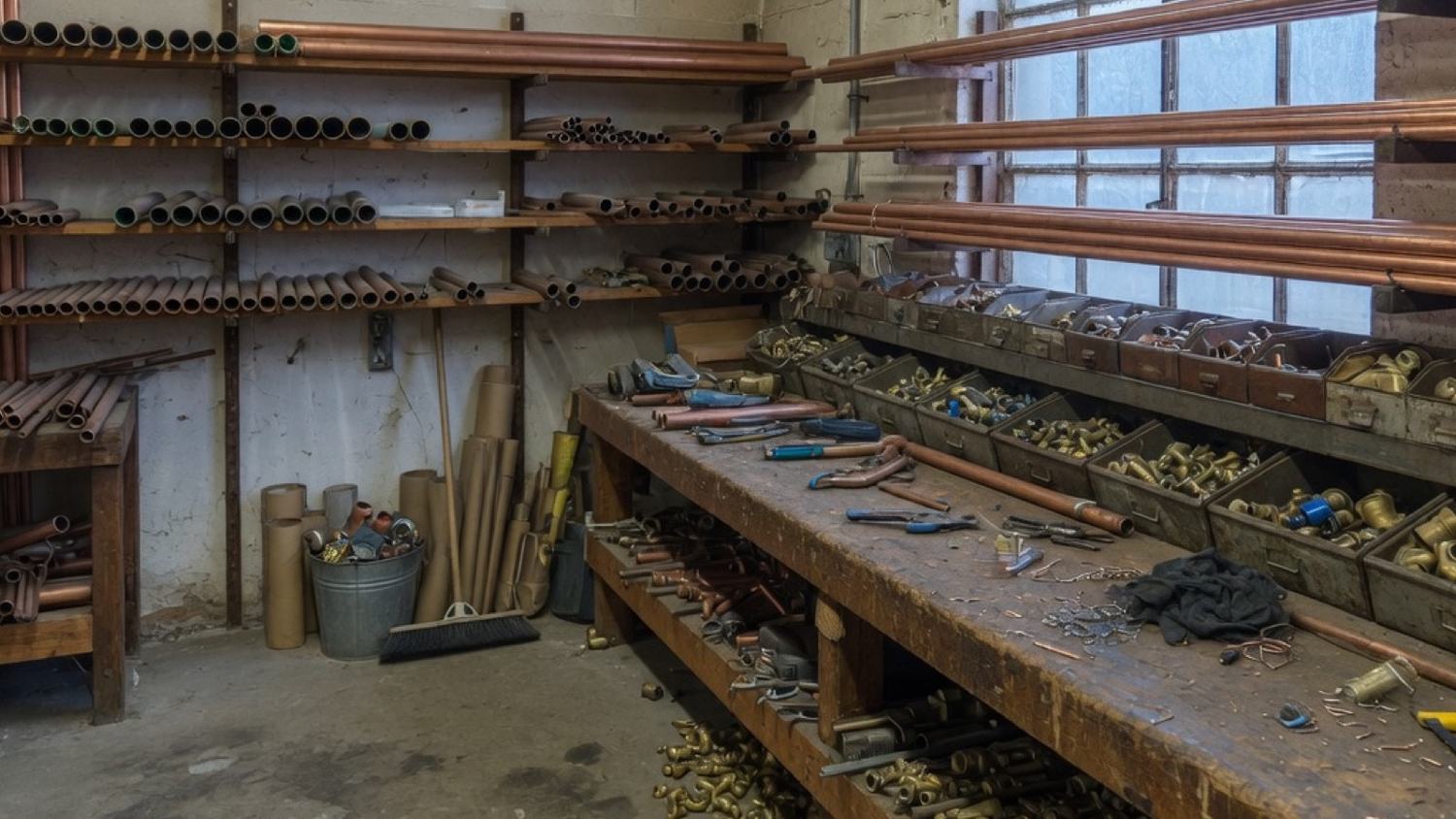 The shop bench